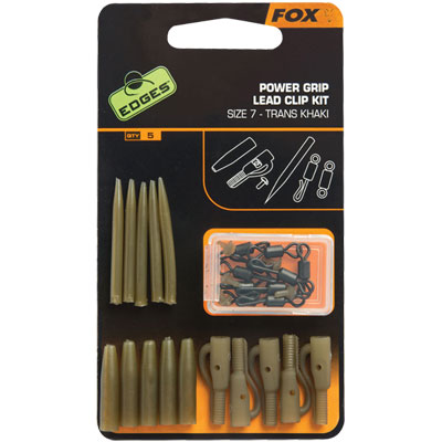 Zestaw akcesorii Fox Edges Power Grip Lead Clip Kit CAC638