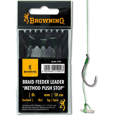 Przypony Browning Braid Feeder Method Push Stop