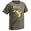 Koszulka t-shirt Dragon Szczupak oliwkowa
