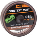 Plecionka w otulinie Fox Edges Coretex Matt - Gravelly Brown