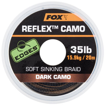 Plecionka przyponowa Fox Edges Reflex Camo - Dark Camo