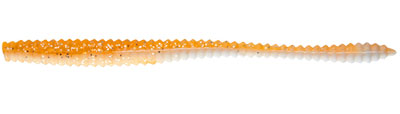 Przynęta Cormoran K-Don S4 Round Tail Worm White Orange