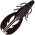 Sztuczny raczek Berkley PowerBait Craw Fatty - Black Red Fleck