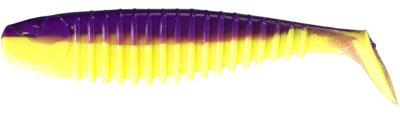 Ripper Berkley Flex Slim Shad - Purple Chartreuse