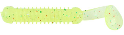 Przynta Spro Ring Shad - Lime Chartreuse Glow