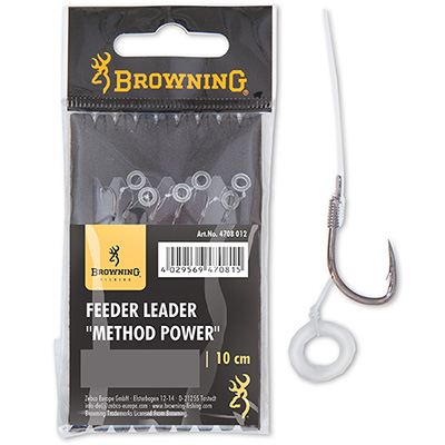 Przypony Browning Feeder Method Power Pellet z gumk zadziorowe