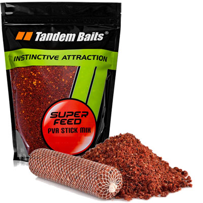 Tandem Baits SuperFeed PVA Stick Mix - Chilli&Robin Red